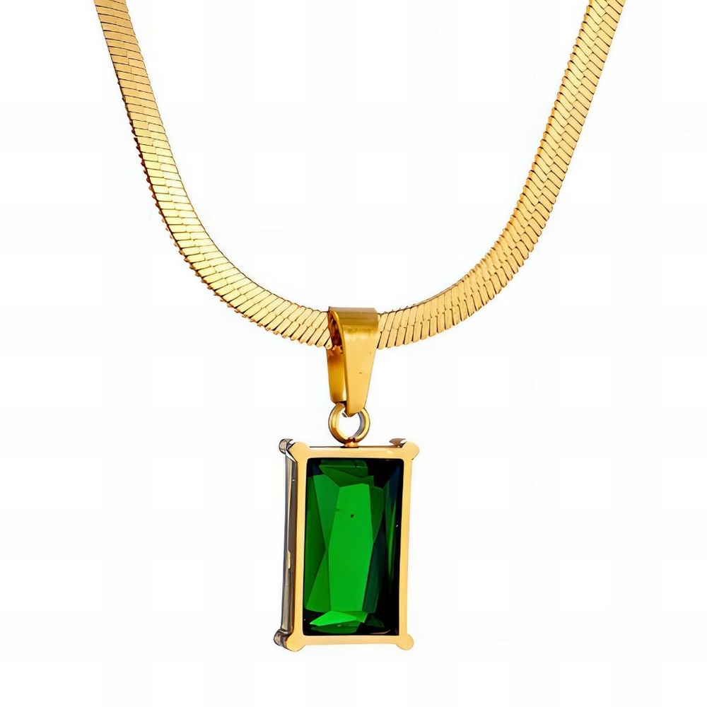 Brand New 18K Gold Thick Bone Chain Necklace